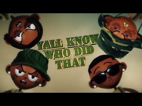 0-16 Baby Stone Gorillas Storm the Desert in Animated “Y’all Know Who Did That” Video