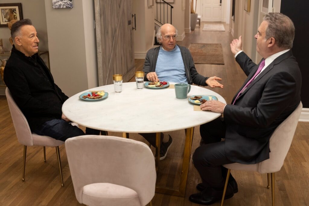 Bruce Springsteen Larry David and Jeff Garlin