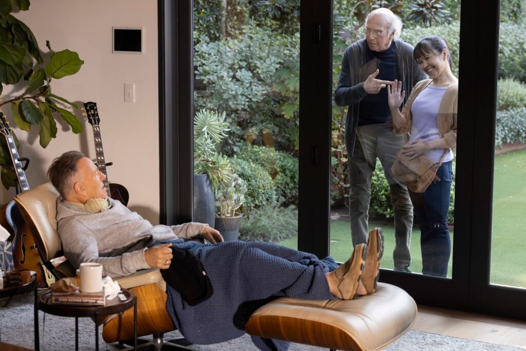 Bruce Springsteen Larry David and Tania Gunadi